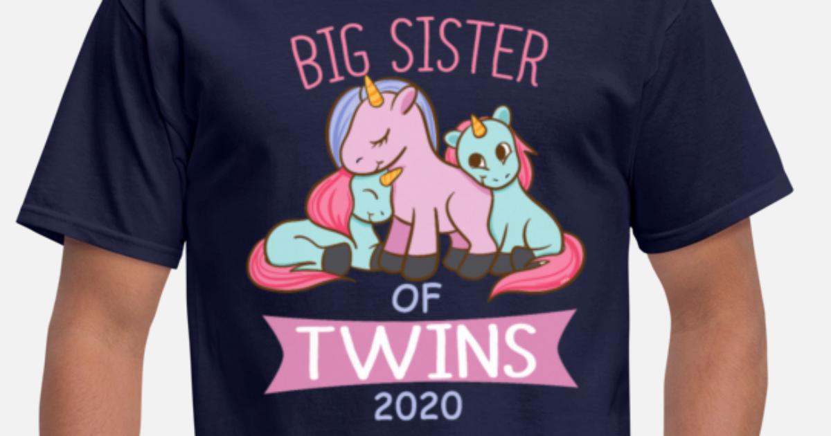 Big Sister of Twins 2020 Unicorn Twin 